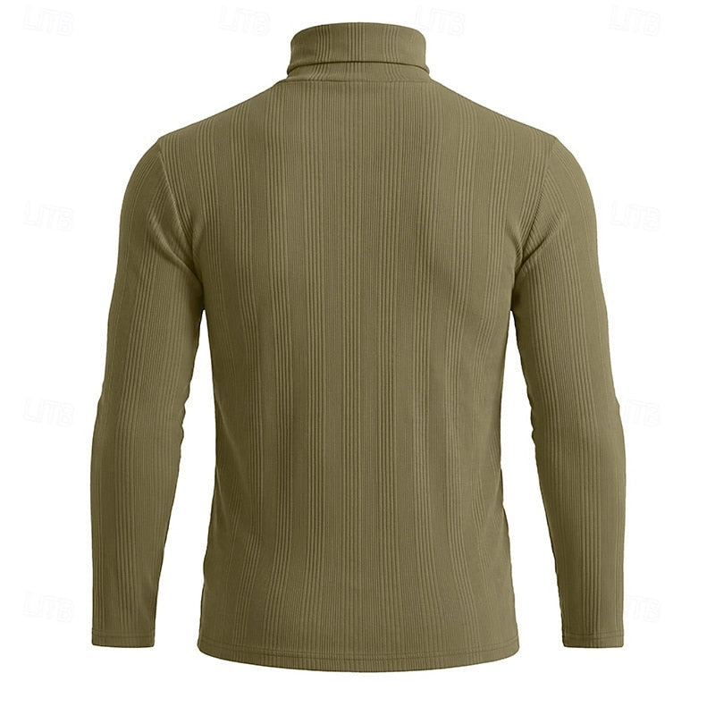 Mauro | Sweater cuello alto texturado para hombre
