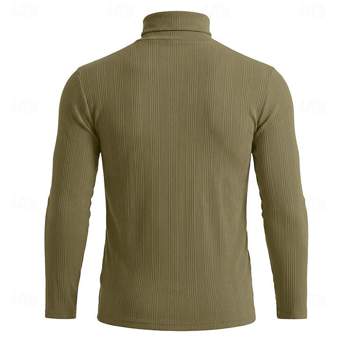 Mauro | Sweater cuello alto texturado para hombre