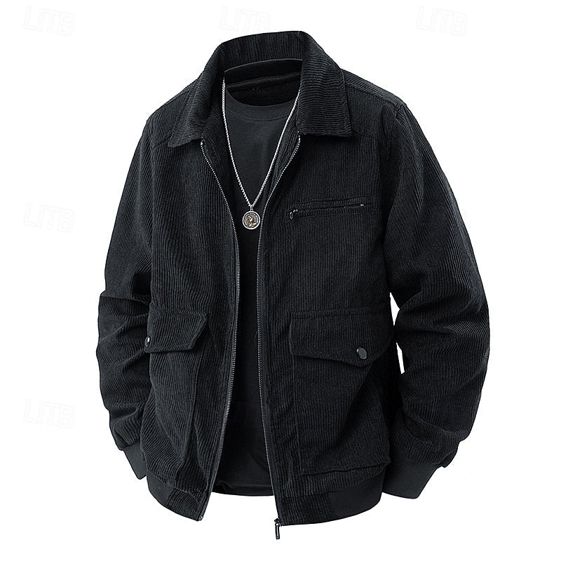 Marco | Chaqueta de cotelé con cuello camisero