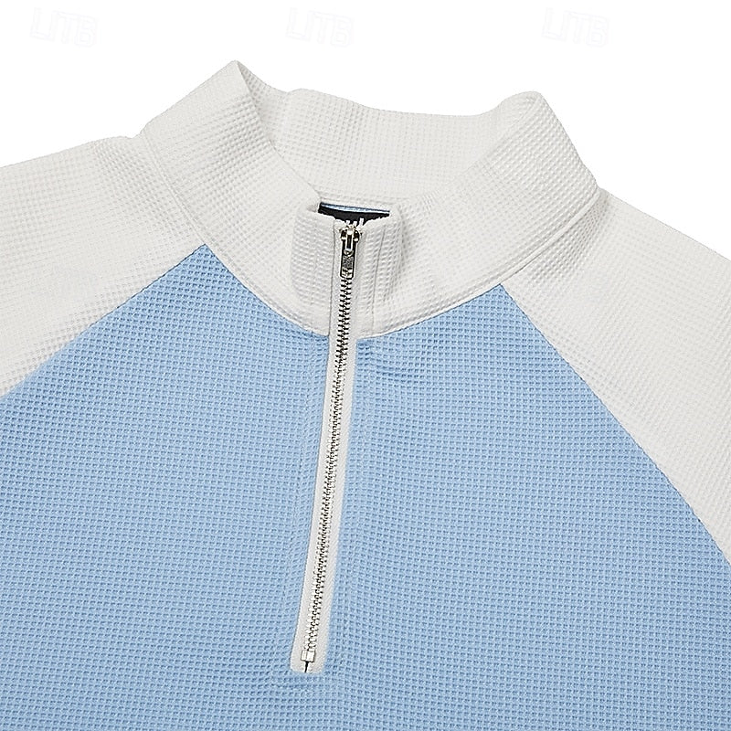 Axel | Sweater con cierre en el cuello texturado