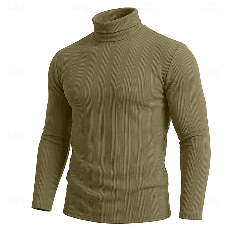 Mauro | Sweater cuello alto texturado para hombre