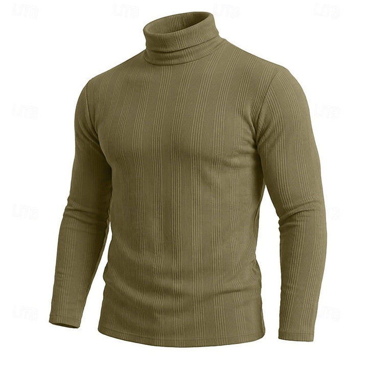 Mauro | Sweater cuello alto texturado para hombre