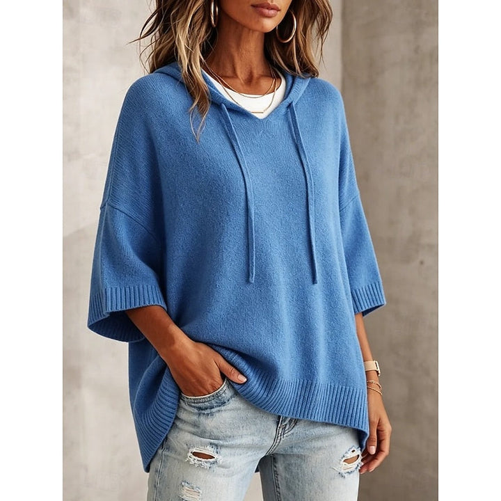 Blanquita | Sweater con capucha holgado