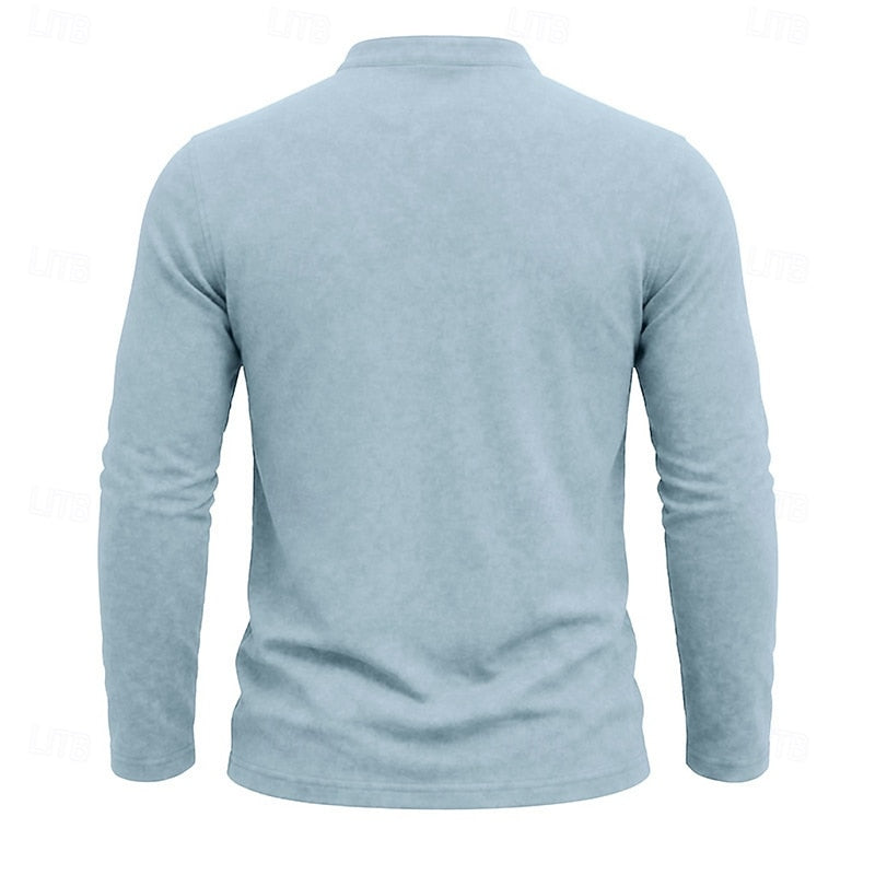 Filiberto | Polera henley manga larga