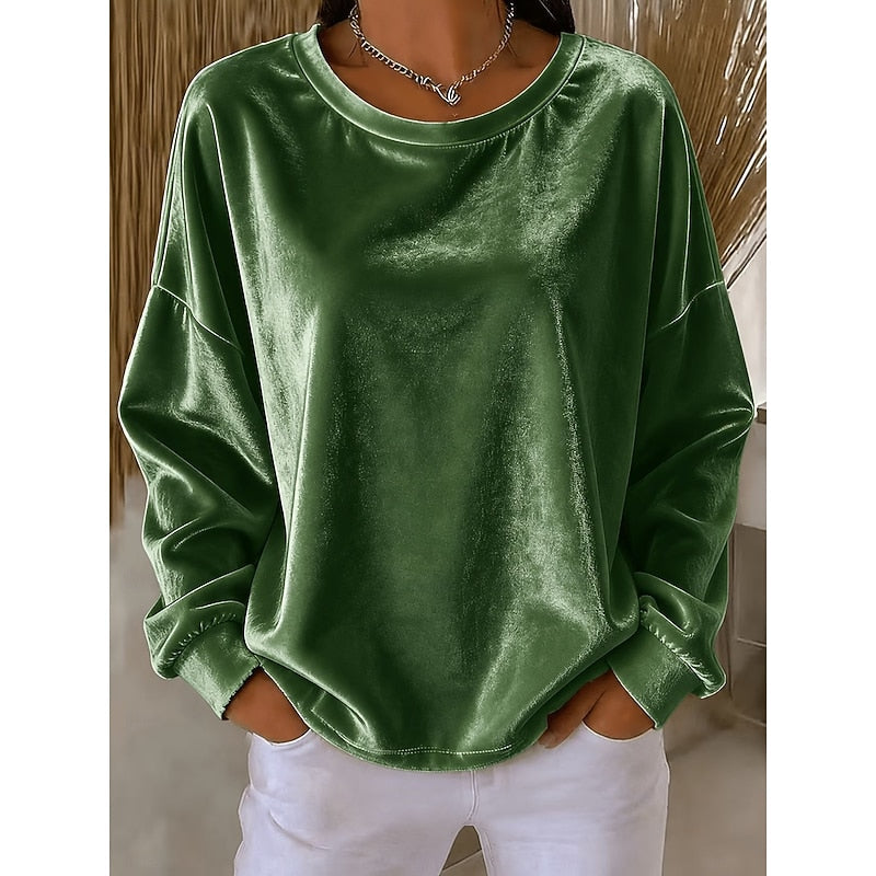 Huenu | Polerón holgado cuello redondo