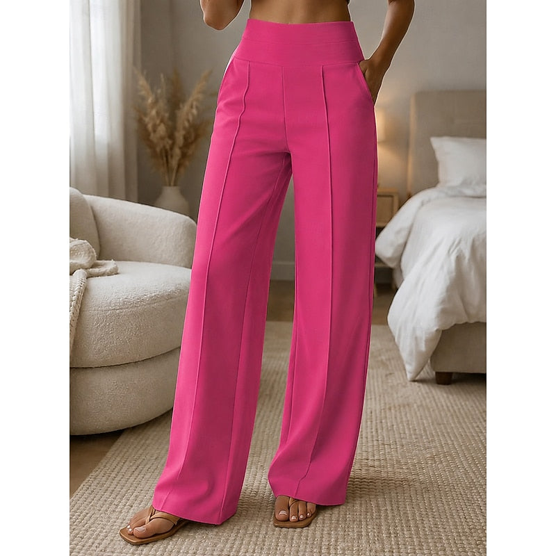Bárbara Andrea | Pantalón de pierna ancha con tiro alto