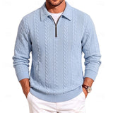 Danilo | Sweater texturado con cierre al cuello