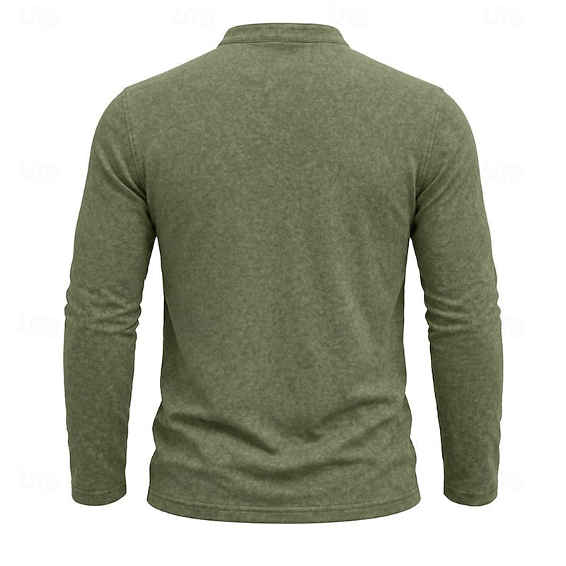 Filiberto | Polera henley manga larga