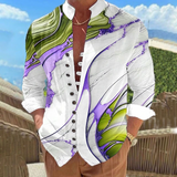 Ismael | Camisa de estampado abstracto