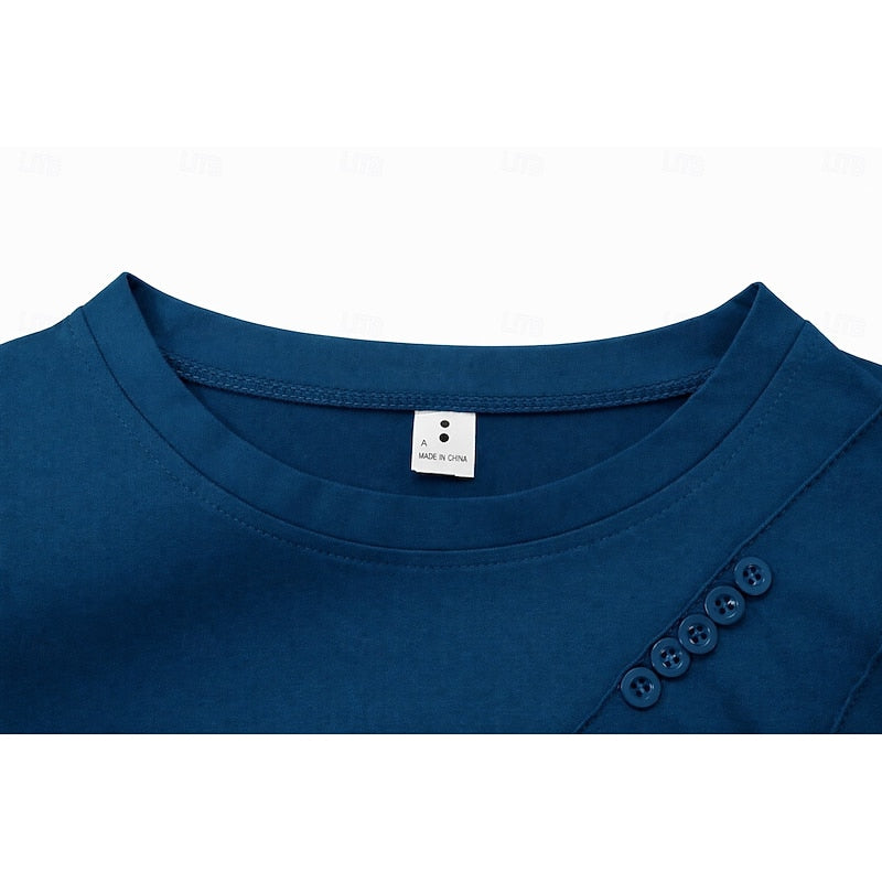 Brígida Rosa | Blusa con vuelo y detalle de botones