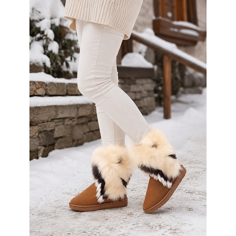 Esperanza | Botas de invierno con ribete peludo