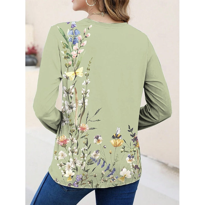 Candelaria | Blusa floral de manga larga