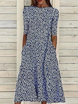 Berta | Vestido midi estampado floral